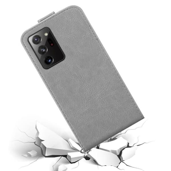 Etui för Samsung Galaxy NOTE 20 ULTRA Flip-fodral i TITAN GRÅ Skydd Grå