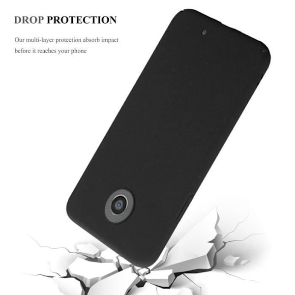 Coque - CADORABO - MOTO G2 - Hårt skydd - Matt design - Färg svart Svart
