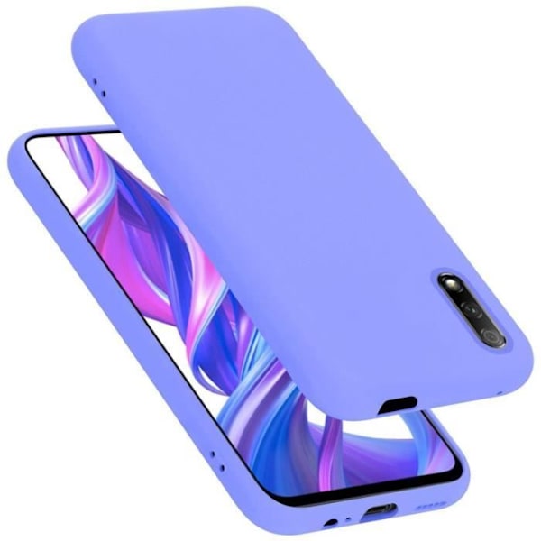 Coque - CADORABO - Huawei Y9S - LÄTT VIOLETT - Silikon TPU - Stöd mot stötar LJUSLILA VÄTSKA
