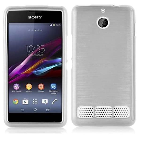 Fodral för Sony Xperia E1 i SILVER Skyddsetui PENGAR