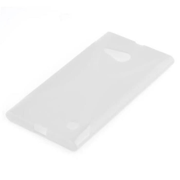 Nokia Lumia 730 fodral - CADORABO - X-Line - Ultra Slim - Semi transparent Halvtransparent