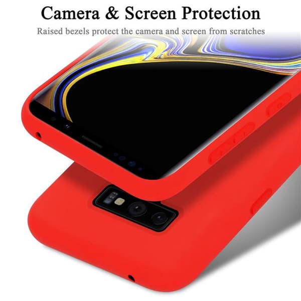 Skyddsfodral för Samsung Galaxy NOTE 9 Stötabsorberande i LIQUID RED Röd