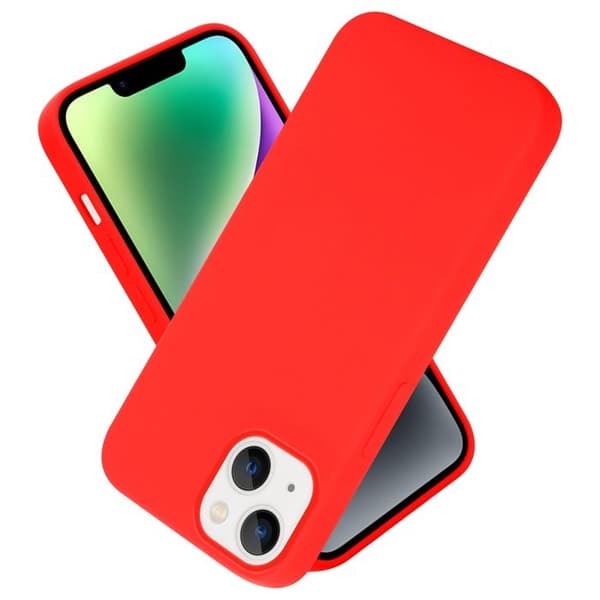 Skal för iPhone 14 Stötabsorberande i LIQUID RED Röd