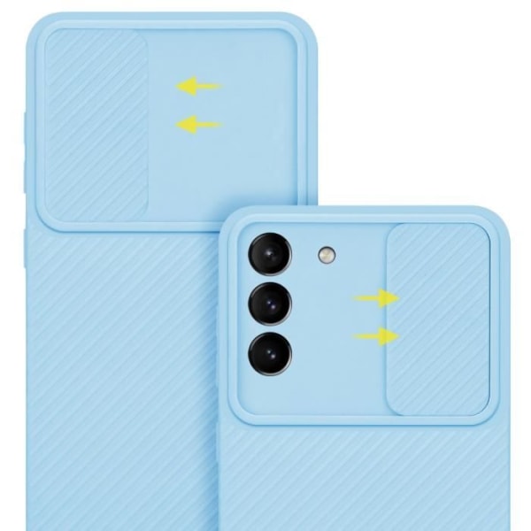 Skal till Samsung Galaxy S21 PLUS Fodral i Candy Light Blue Silikon TPU-fodral och kameraskydd