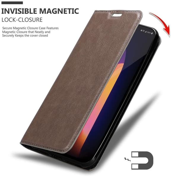 Etui för LG V60 ThinQ Fodral i KAFFEBRUN brun