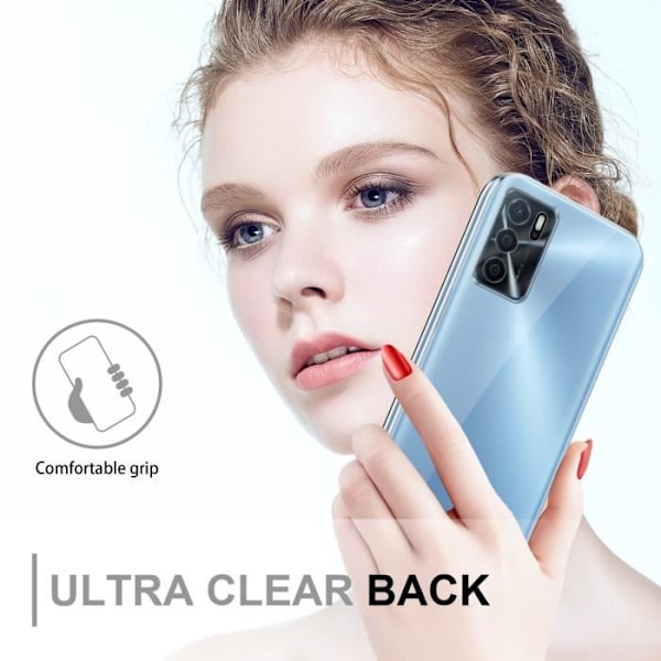 Skal för Oppo A16s / A54s - CADORABO - Transparent - Silikon - 360° skydd - Halkfri Transparent