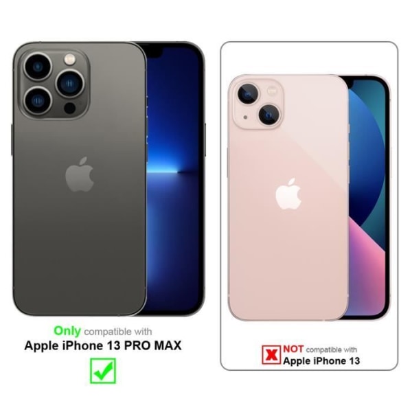 Fodral för Apple iPhone 13 PRO MAX Fodral i lila med glitterfodral Skyddande silikon TPU Glitter paljetter