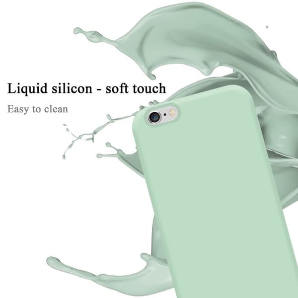 Skal för iPhone 6 / 6S Stötabsorberande i LIQUID LIGHT GREEN Grön