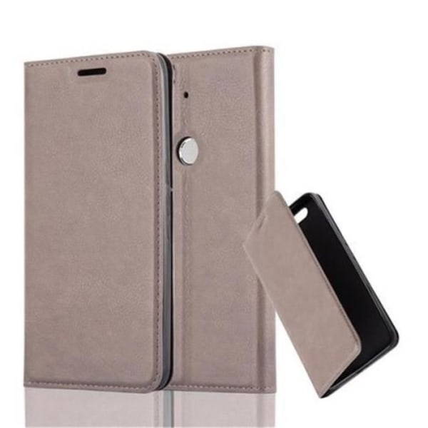 Huawei NEXUS 6P-fodral i KAFFEBRUNT från Cadorabo (INVISIBLE MAGNETIC CLOSURE Design) Helt skyddsfodral med flipflik
