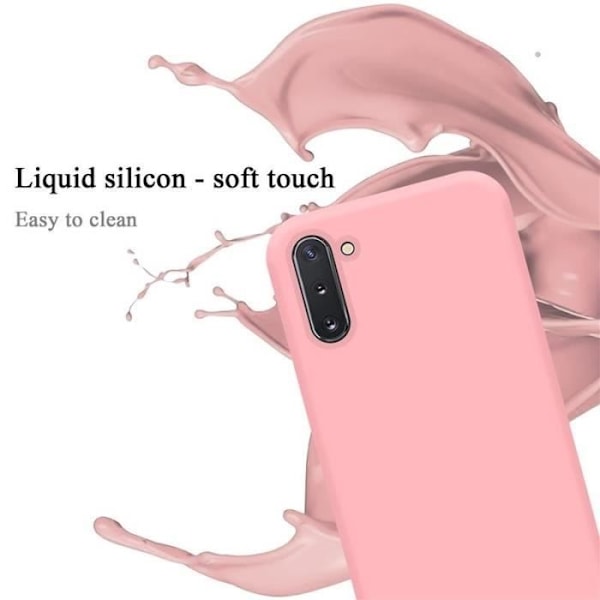 Telefonfodral - CADORABO - Samsung Galaxy NOTE 10 - Silikon TPU - Optimal skydd - Tunn design Rosa
