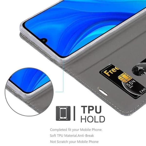 Skyddsfodral för Huawei P SMART 2020 i LJUST GRÅ BRUN Stötskyddande Etui Grå