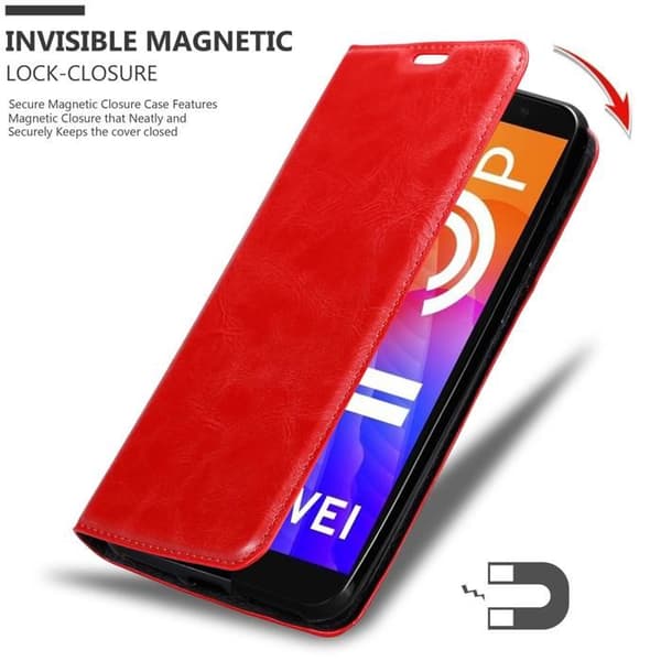 Fodral för Honor 9S / Huawei Y5P i ÄPPLE RÖD Röd