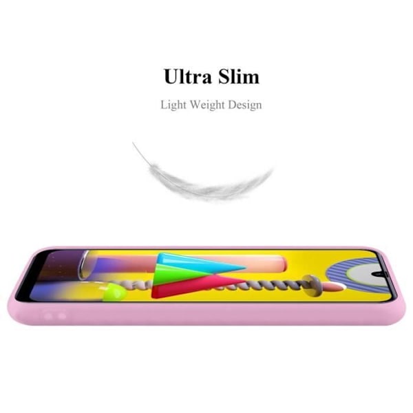 Coque - CADORABO - Samsung Galaxy M31 - Candy Rose Vif - Stötskydd - Tunn och Lätt Design Candy Hot Pink