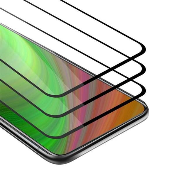 3x Härdat Glas för Honor 9X LITE Skärmskydd Vit