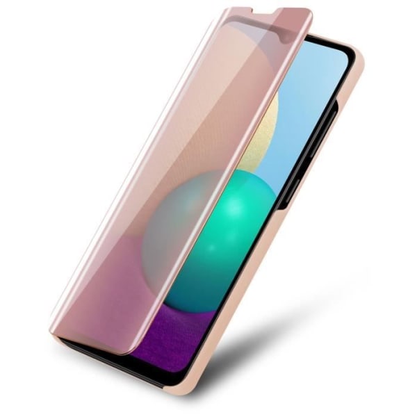 Coque - CADORABO - Samsung Galaxy A02 / M02 - KUNZIT ROSA - Clear View - Skydd 360° Rosa