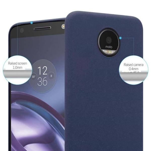 Coque - CADORABO - Motorola MOTO Z - Stötskydd - Frostad Design - Färg Frosty Blå Frostig blå