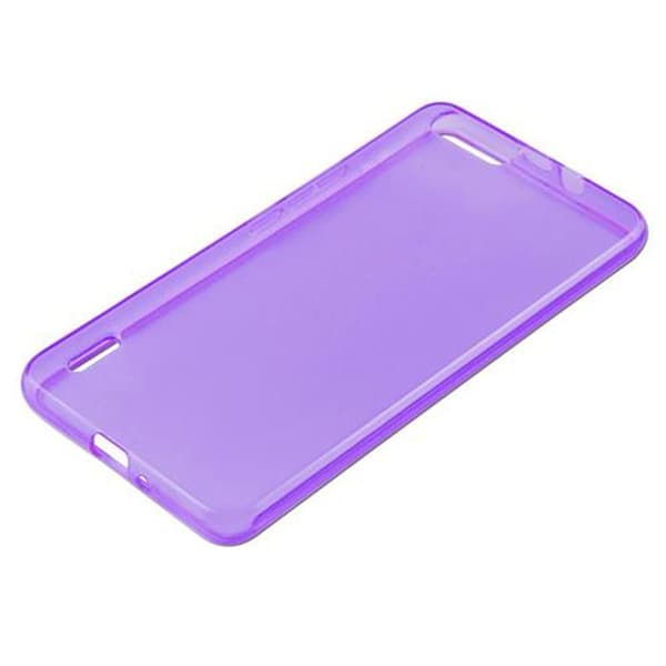 Transparent stötsäker silikonfodral för Honor 6 PLUS Violett