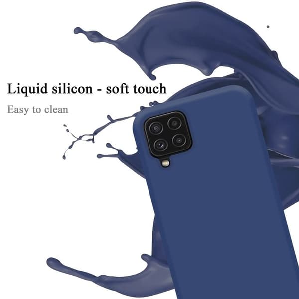 Skyddsfodral för Samsung Galaxy A22 4G / M22 / M32 4G Stötabsorberande i LIQUID BLUE Blå