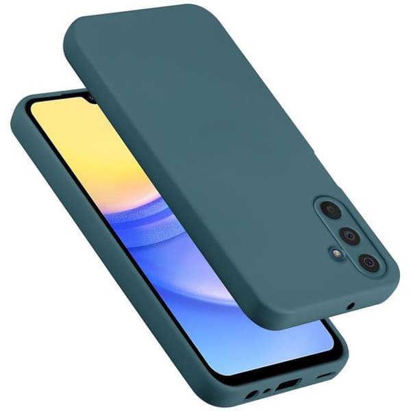 Skyddande stötsäker skal för Samsung Galaxy A15 i LIQUID GREEN Grön
