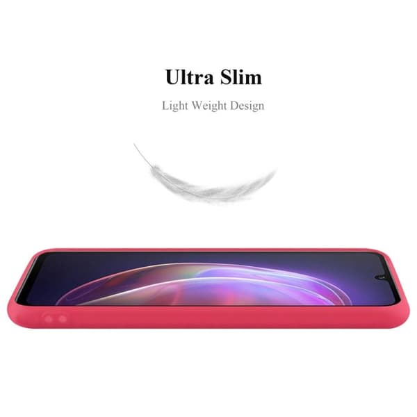 Skyddsfodral för Vivo V21 4G / 5G CANDY RÖD Stötsäker Silikon Röd