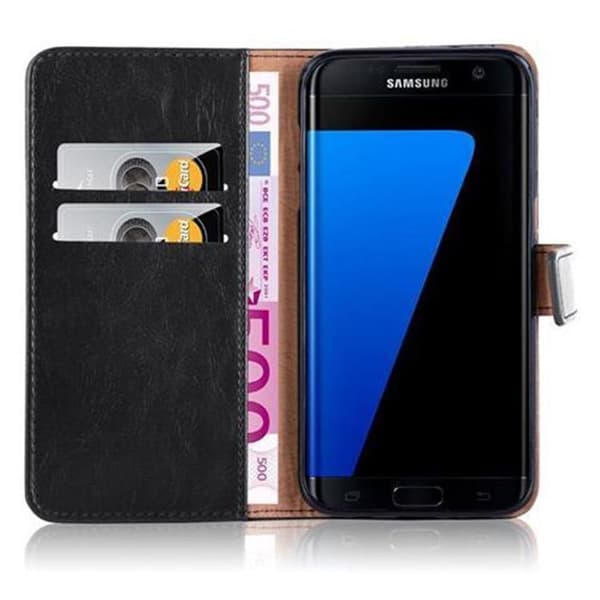 Skyddsfodral för Samsung Galaxy S7 EDGE i JET BLACK Svart