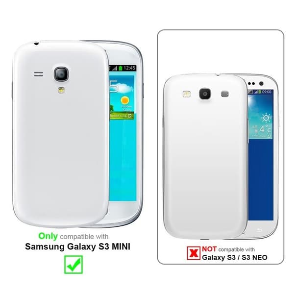 Skyddsfodral för Samsung Galaxy S3 MINI i JET BLACK Svart