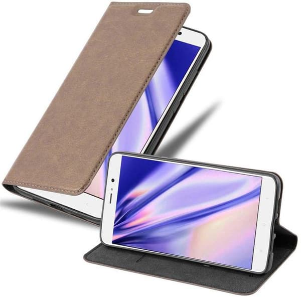 Fodral för Xiaomi Mi 5s PLUS i MÖRK BRUN brun