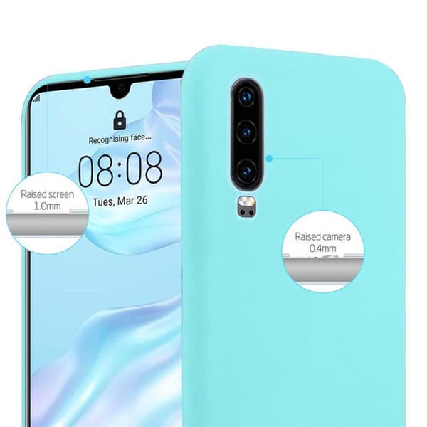 Skyddsfodral för Huawei P30 CANDY BLÅ Stötabsorberande Silikon Blå