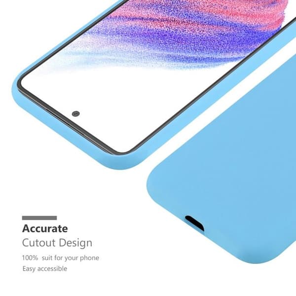 Skyddsfodral för Samsung Galaxy A53 5G CANDY BLÅ Stötsäker Silikon Blå