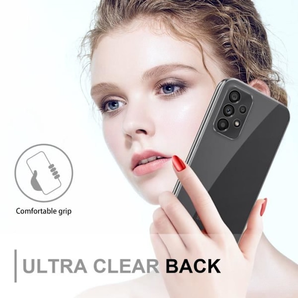 Coque - CADORABO - Samsung Galaxy A53 5G - Skydd 360° - Transparent - Mjuk Transparent