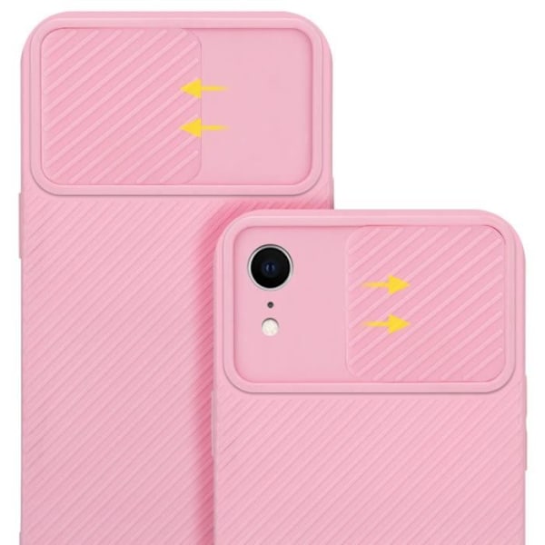 Hus för iPhone XR - CADORABO - Rosa godis - Silikon TPU - Skydd för kamera - Mjuk Godisrosa