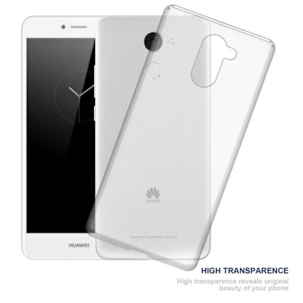 Skyddande skal - CADORABO - Huawei Enjoy 7 Plus - Silicone TPU - Stötsäker - Tunn design Vit