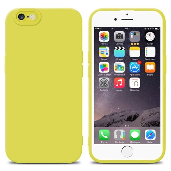 Skyddsfodral för iPhone 6 / 6S i FLUID GUL Stötsäker Gul