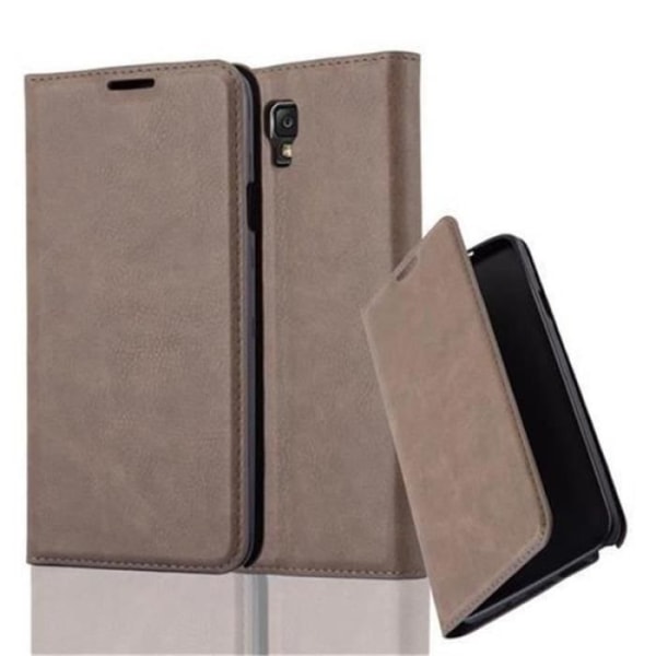 Samsung Galaxy NOTE 3 NEO Fodral i KAFFEBRUN från Cadorabo (INVISIBLE MAGNETIC CLOSURE Design) Helt skyddsfodral med