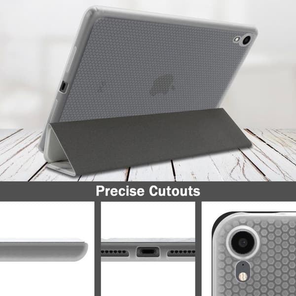 Fodral för iPad MINI 6 (8,3 tum) Flip-skal i Vit Marmor Skydd Vit