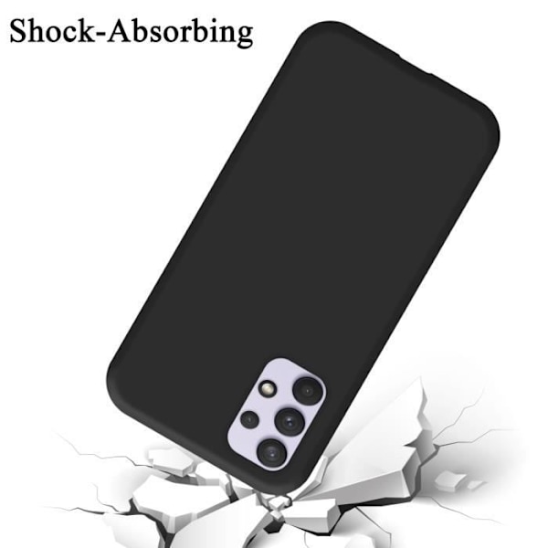 Coque för Samsung Galaxy A33 5G - CADORABO - LIQUID BLACK - Silikon TPU - Mjuk skydd - Tunn design VÄTSKA SVART