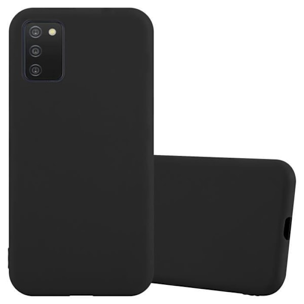 Coque - CADORABO - Samsung Galaxy A03s - Silikon TPU - Stötsäkerhet - Tunn och Lätt Design Candy Black