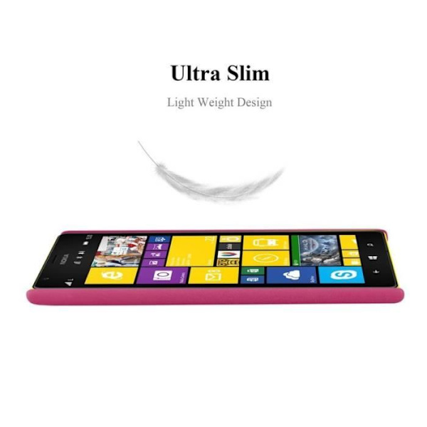 Coque - Cadorabo - Nokia Lumia 1520 - FROSTY ROSE VIF - Stötsäker skydd - Elegant design FROSTIG LJUSROSA