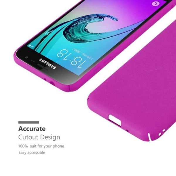 Coque - CADORABO - Samsung Galaxy J3 2017 - Hårt skydd - Matt design - Färg Rosa Rosa