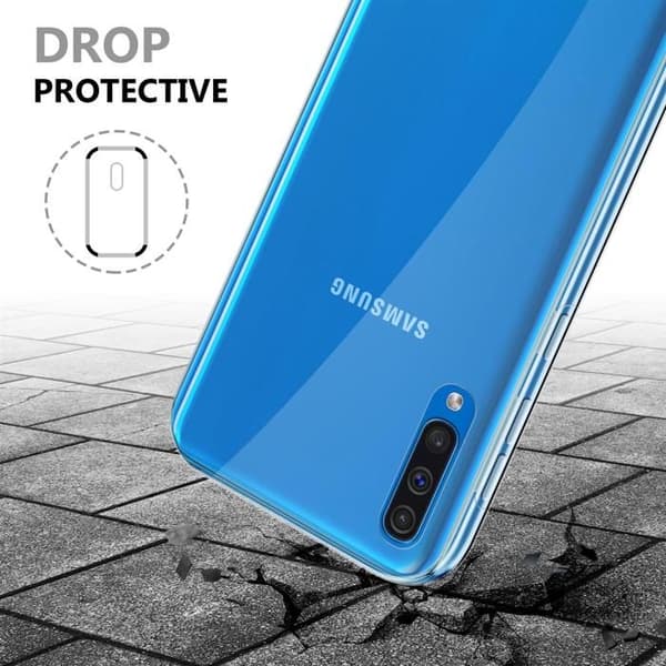 Transparent skydd för Samsung Galaxy A50 4G / A50s / A30s Vit