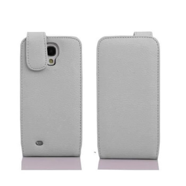 Cadorabo Fodral Samsung Galaxy MEGA 6.3 DESIGN FLIP Style Fodral Fodral Fodral konstläder Struktur VIT ALABASTER