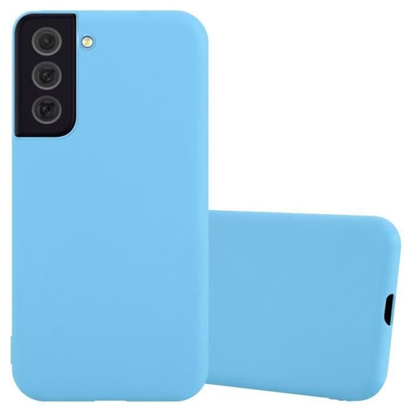 Fodral till Samsung Galaxy S22 PLUS Fodral i CANDY BLUE Fodral Skydd Silikon TPU Fodral