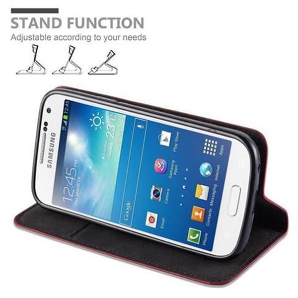 Etui för Samsung Galaxy S4 MINI Fodral i RÖD ÄPPLE Röd