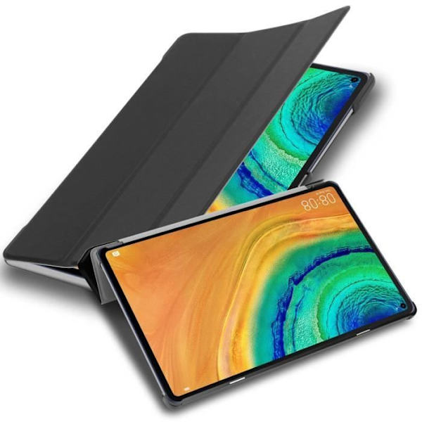 Tablet-fodral - Cadorabo - Huawei MatePad PRO - Svart Satin - 360° Skydd - Automatisk Väcka SVART SATIN