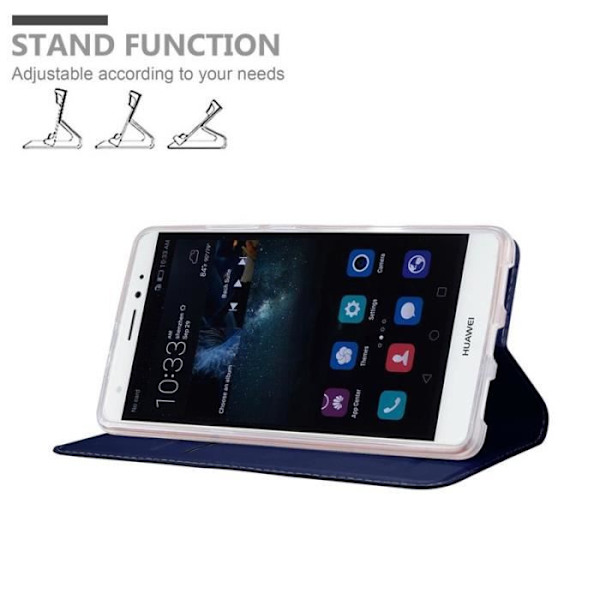 Cadorabo Fodral till Huawei MATE S i CLASSY MÖRKBLÅT