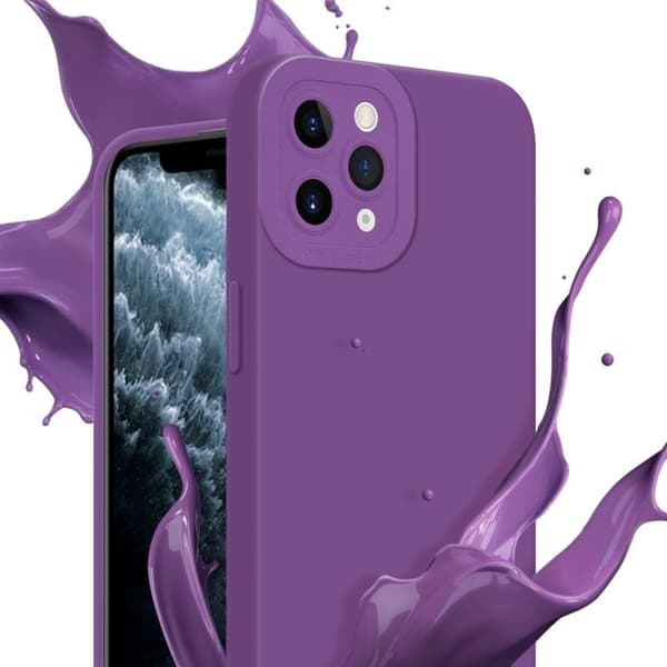 Skyddsfodral för iPhone 11 PRO i MATTE VIOLETT FLUID Stötskyddande Violett