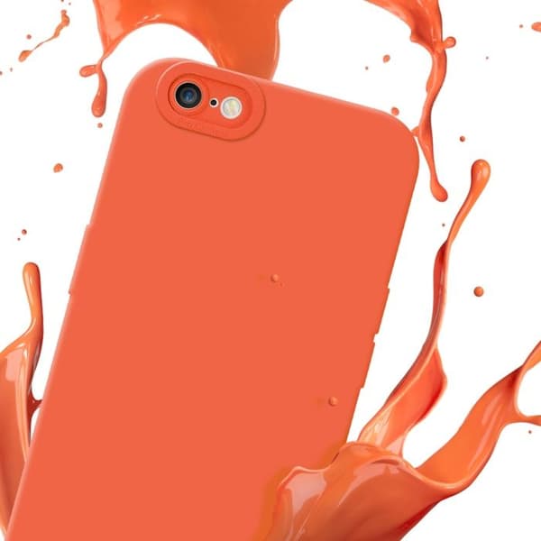Skyddsfodral för iPhone 6 PLUS / 6S PLUS i FLUID ORANGE Stötskyddande Apelsin