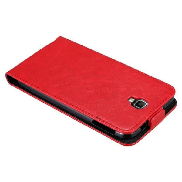 Coque - CADORABO - Samsung Galaxy NOTE 3 NEO - Syntetiskt läder - Röd - Magnetisk stängning Röd
