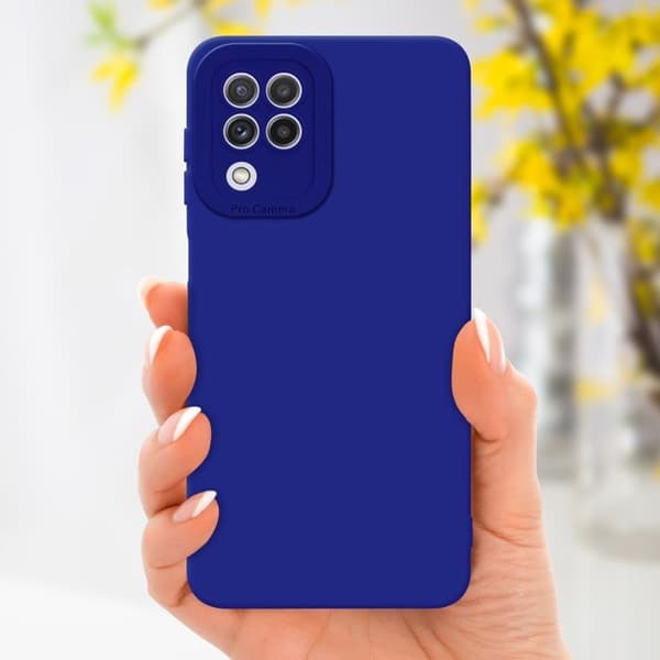 Skyddsfodral för Samsung Galaxy A22 4G i FLUID BLÅ Stötsäker Blå