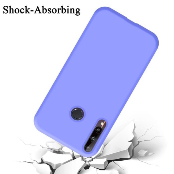 Fodral till Huawei P40 LITE E i LIQUID LIGHT VIOLET Cadorabo Cover Silikon TPU